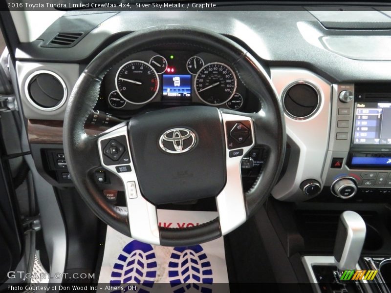 Silver Sky Metallic / Graphite 2016 Toyota Tundra Limited CrewMax 4x4
