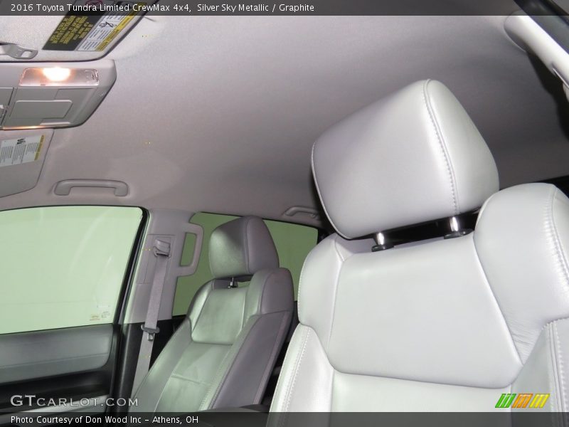 Silver Sky Metallic / Graphite 2016 Toyota Tundra Limited CrewMax 4x4