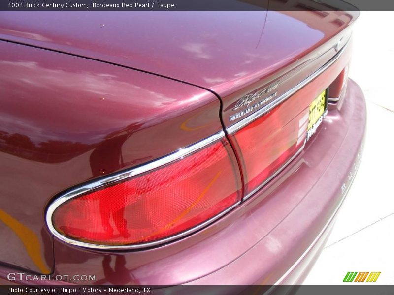 Bordeaux Red Pearl / Taupe 2002 Buick Century Custom