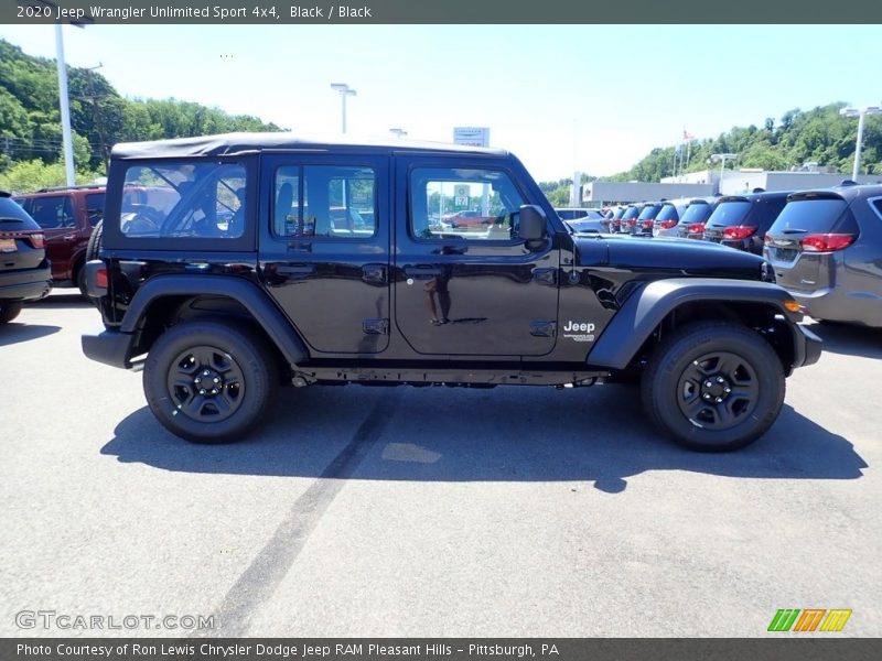 Black / Black 2020 Jeep Wrangler Unlimited Sport 4x4