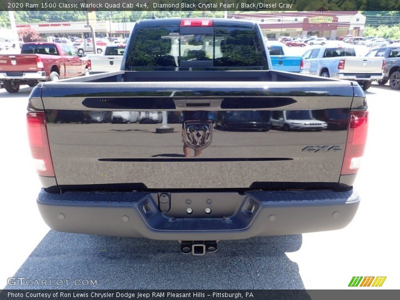Diamond Black Crystal Pearl / Black/Diesel Gray 2020 Ram 1500 Classic Warlock Quad Cab 4x4