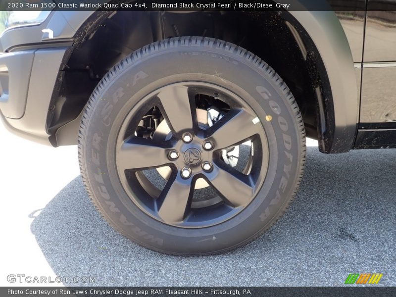 Diamond Black Crystal Pearl / Black/Diesel Gray 2020 Ram 1500 Classic Warlock Quad Cab 4x4