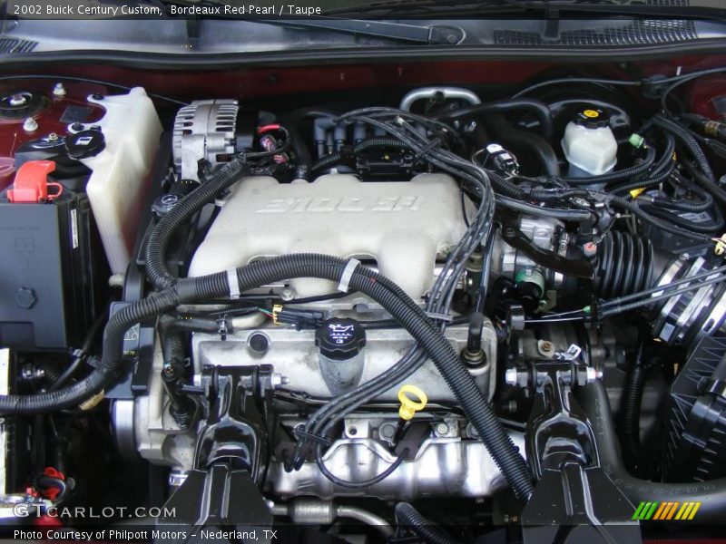 Bordeaux Red Pearl / Taupe 2002 Buick Century Custom