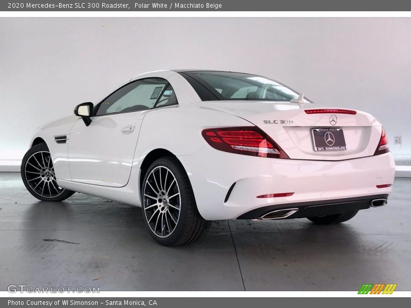 Polar White / Macchiato Beige 2020 Mercedes-Benz SLC 300 Roadster