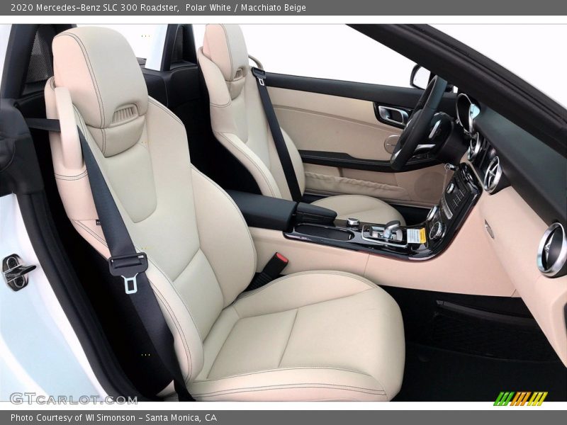 Polar White / Macchiato Beige 2020 Mercedes-Benz SLC 300 Roadster