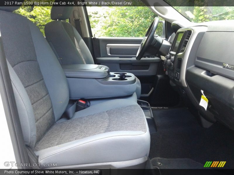 Front Seat of 2017 1500 Big Horn Crew Cab 4x4