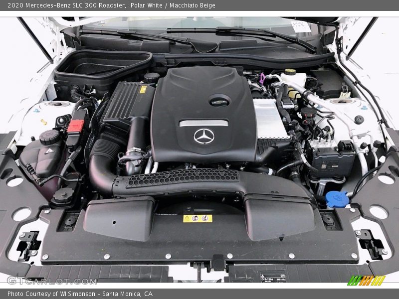 Polar White / Macchiato Beige 2020 Mercedes-Benz SLC 300 Roadster
