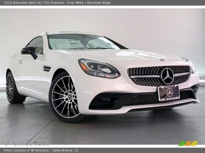 Polar White / Macchiato Beige 2020 Mercedes-Benz SLC 300 Roadster