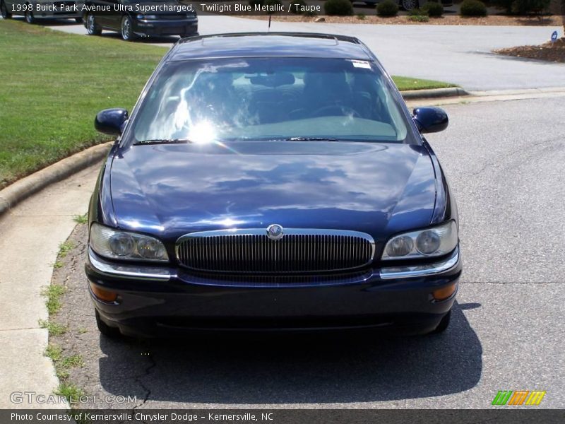 Twilight Blue Metallic / Taupe 1998 Buick Park Avenue Ultra Supercharged