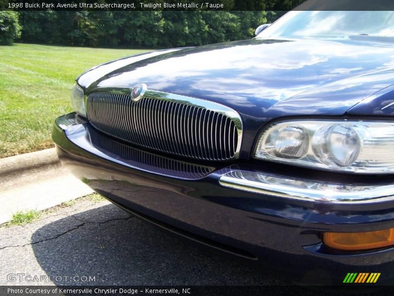 Twilight Blue Metallic / Taupe 1998 Buick Park Avenue Ultra Supercharged