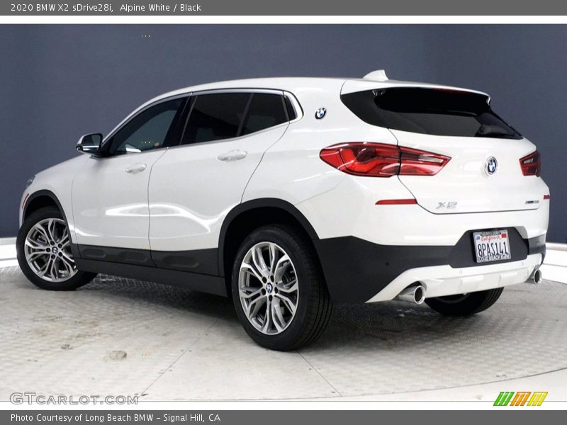 Alpine White / Black 2020 BMW X2 sDrive28i