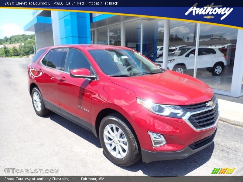 Cajun Red Tintcoat / Jet Black 2020 Chevrolet Equinox LT AWD