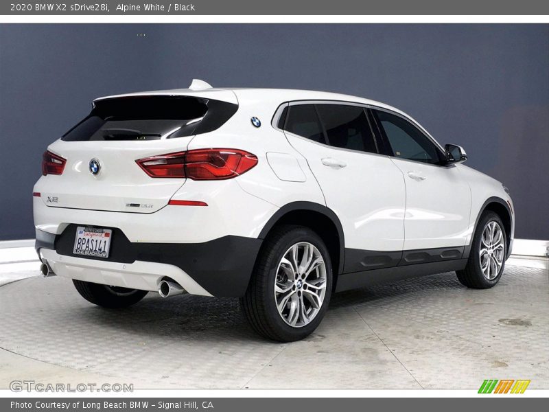 Alpine White / Black 2020 BMW X2 sDrive28i