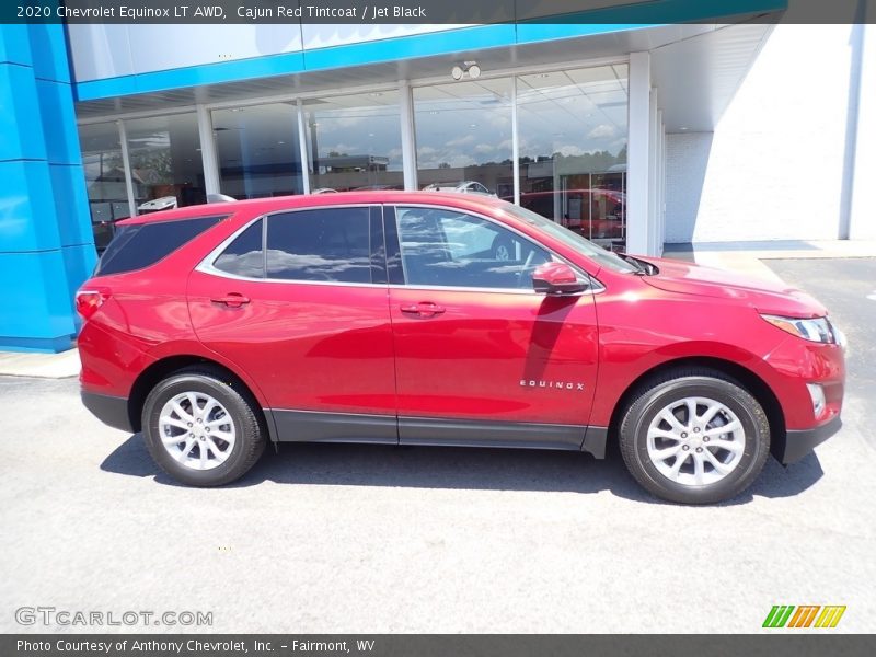 Cajun Red Tintcoat / Jet Black 2020 Chevrolet Equinox LT AWD