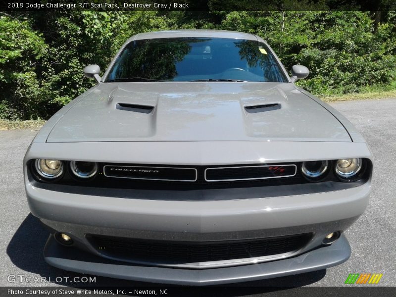 Destroyer Gray / Black 2018 Dodge Challenger R/T Scat Pack