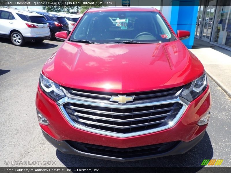 Cajun Red Tintcoat / Jet Black 2020 Chevrolet Equinox LT AWD