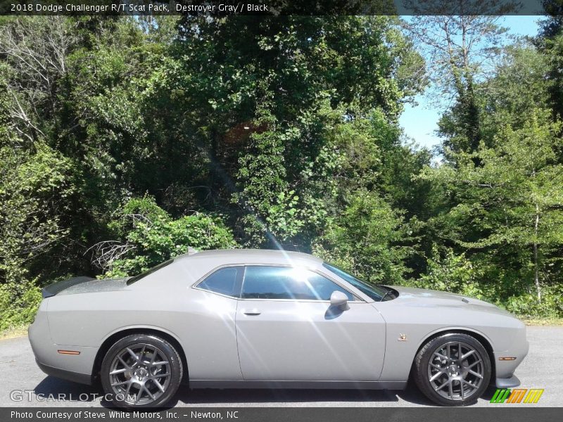 Destroyer Gray / Black 2018 Dodge Challenger R/T Scat Pack