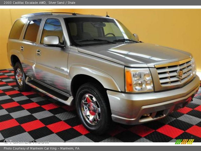 Silver Sand / Shale 2003 Cadillac Escalade AWD