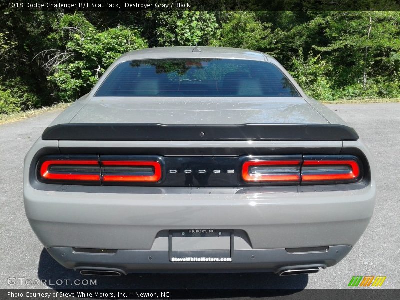 Destroyer Gray / Black 2018 Dodge Challenger R/T Scat Pack