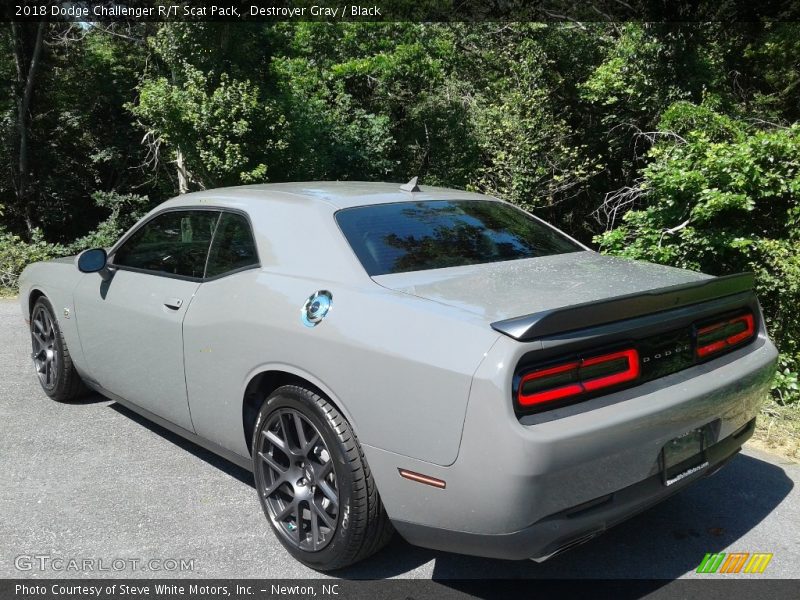 Destroyer Gray / Black 2018 Dodge Challenger R/T Scat Pack