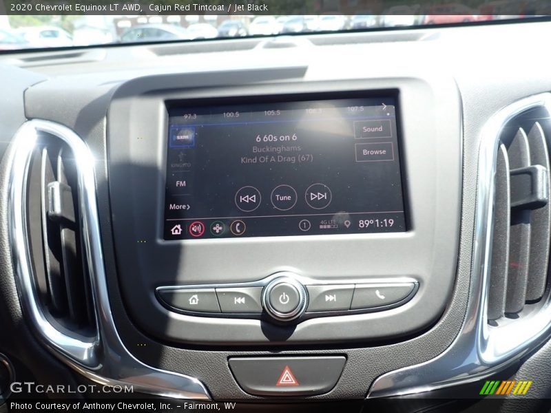 Cajun Red Tintcoat / Jet Black 2020 Chevrolet Equinox LT AWD