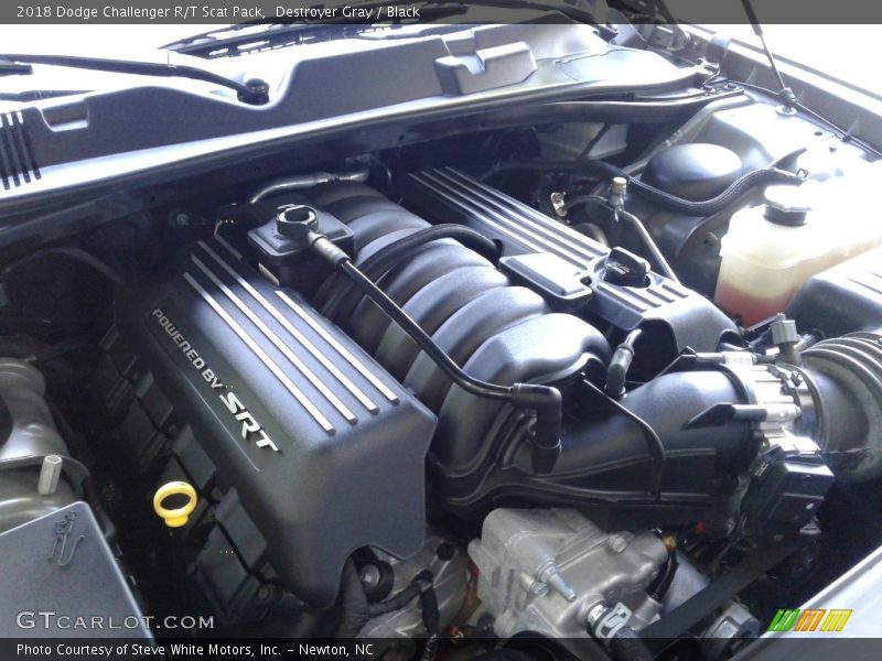 Destroyer Gray / Black 2018 Dodge Challenger R/T Scat Pack