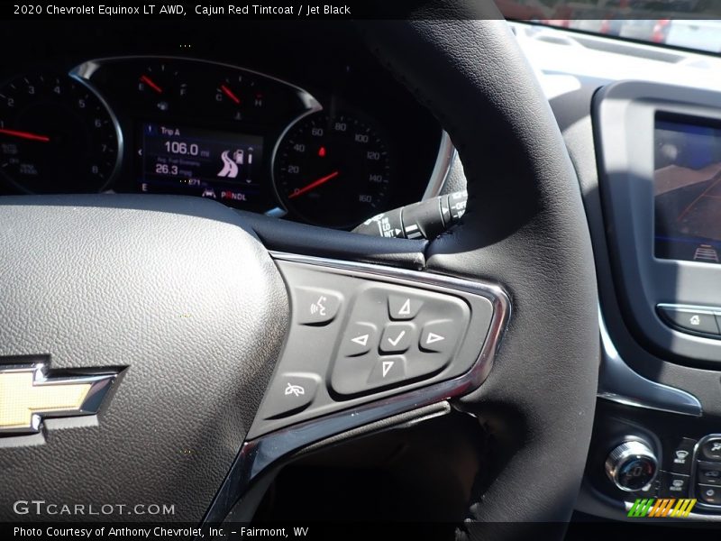 Cajun Red Tintcoat / Jet Black 2020 Chevrolet Equinox LT AWD