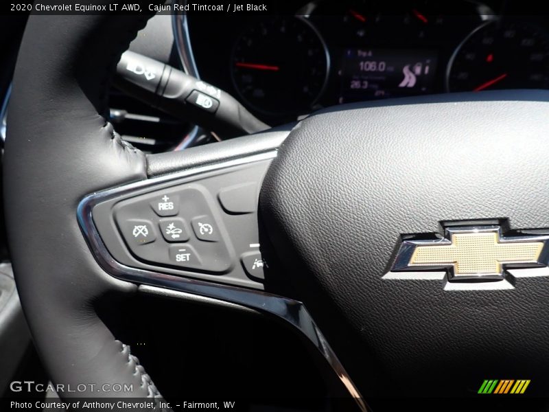 Cajun Red Tintcoat / Jet Black 2020 Chevrolet Equinox LT AWD