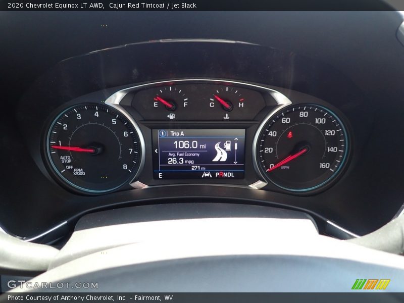 Cajun Red Tintcoat / Jet Black 2020 Chevrolet Equinox LT AWD