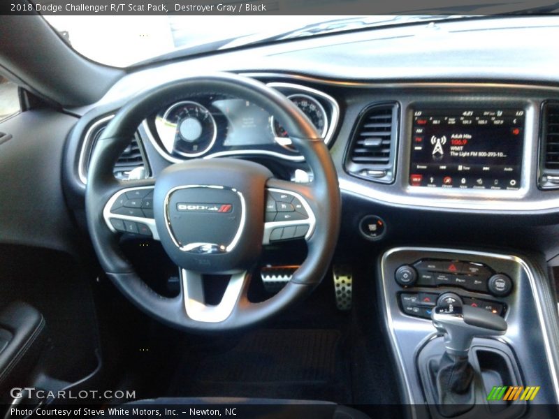 Destroyer Gray / Black 2018 Dodge Challenger R/T Scat Pack