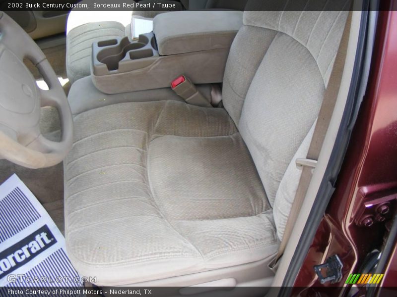 Bordeaux Red Pearl / Taupe 2002 Buick Century Custom