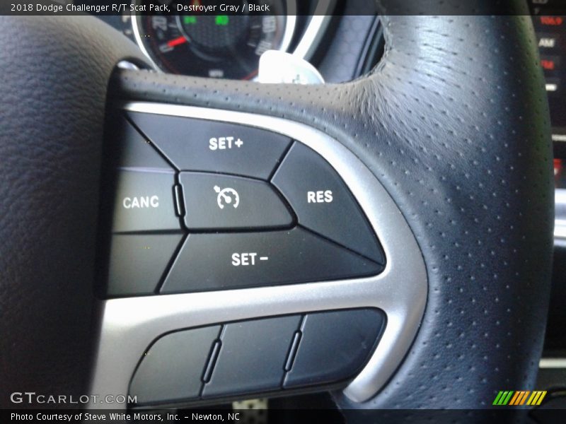 Destroyer Gray / Black 2018 Dodge Challenger R/T Scat Pack