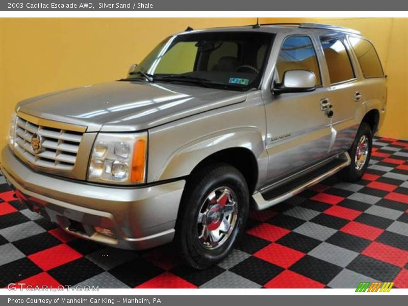 Silver Sand / Shale 2003 Cadillac Escalade AWD