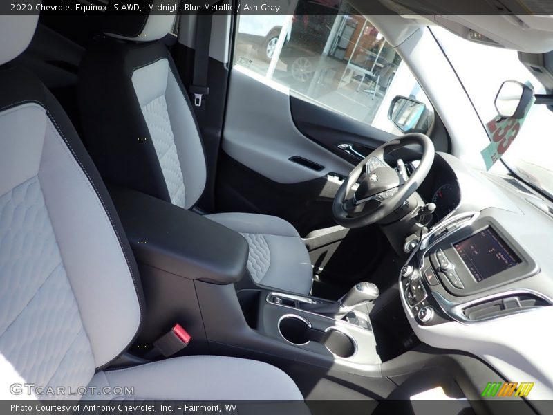 Midnight Blue Metallic / Ash Gray 2020 Chevrolet Equinox LS AWD