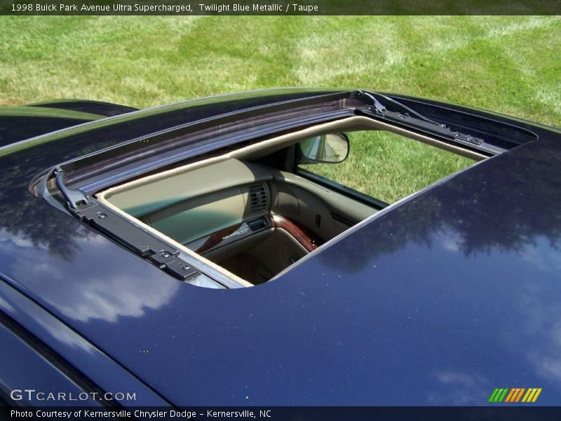 Twilight Blue Metallic / Taupe 1998 Buick Park Avenue Ultra Supercharged