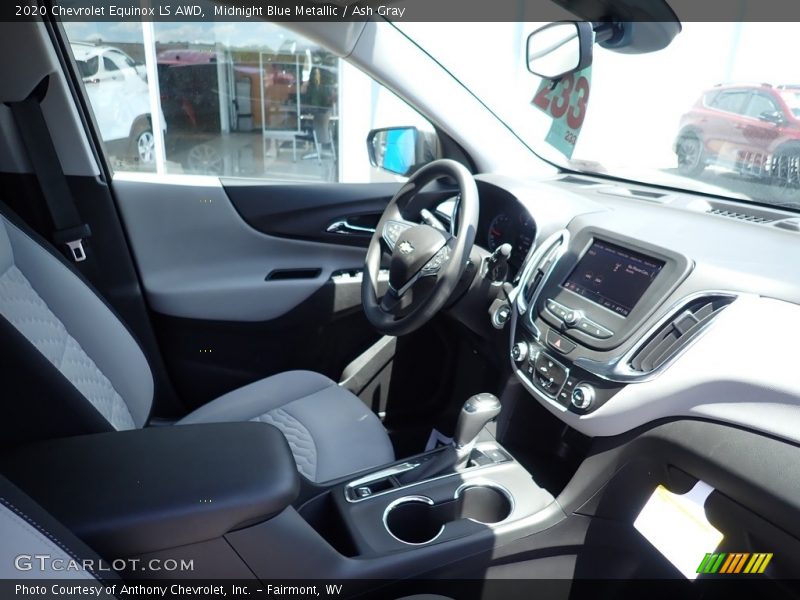 Midnight Blue Metallic / Ash Gray 2020 Chevrolet Equinox LS AWD