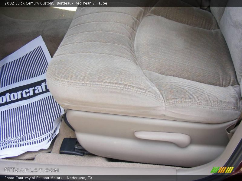 Bordeaux Red Pearl / Taupe 2002 Buick Century Custom