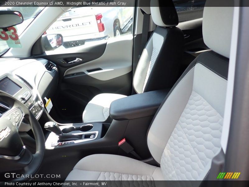 Midnight Blue Metallic / Ash Gray 2020 Chevrolet Equinox LS AWD