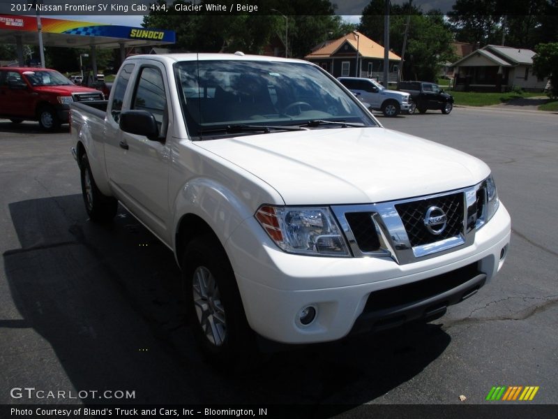 Glacier White / Beige 2017 Nissan Frontier SV King Cab 4x4