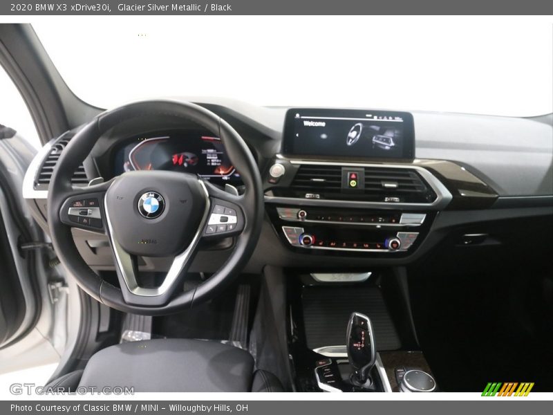 Glacier Silver Metallic / Black 2020 BMW X3 xDrive30i