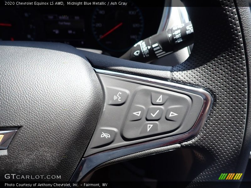 Midnight Blue Metallic / Ash Gray 2020 Chevrolet Equinox LS AWD