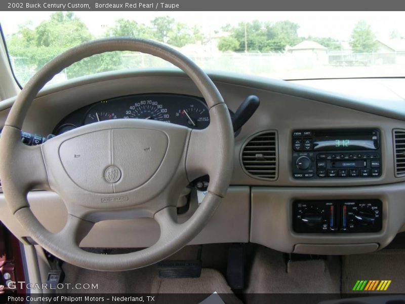 Bordeaux Red Pearl / Taupe 2002 Buick Century Custom