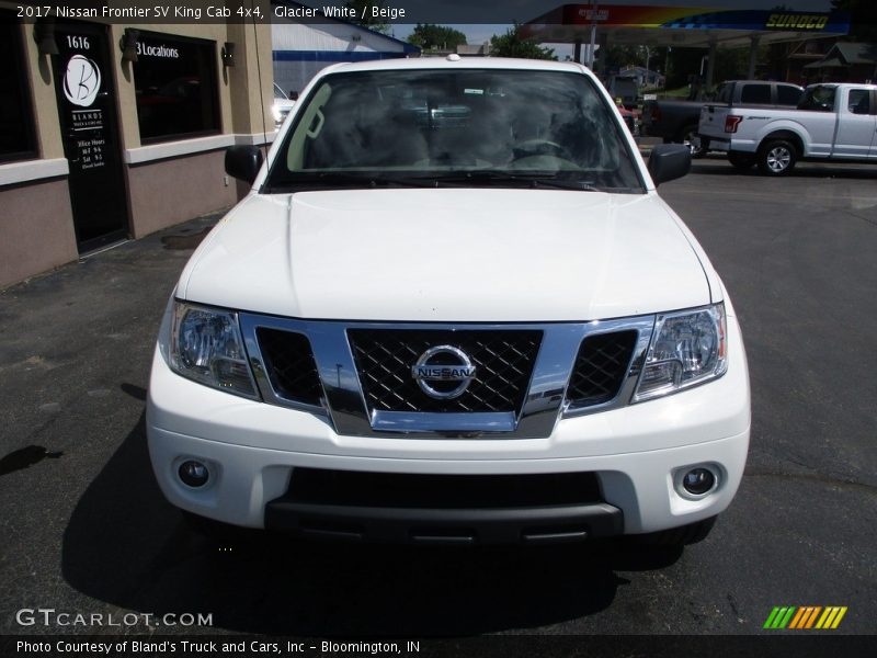 Glacier White / Beige 2017 Nissan Frontier SV King Cab 4x4