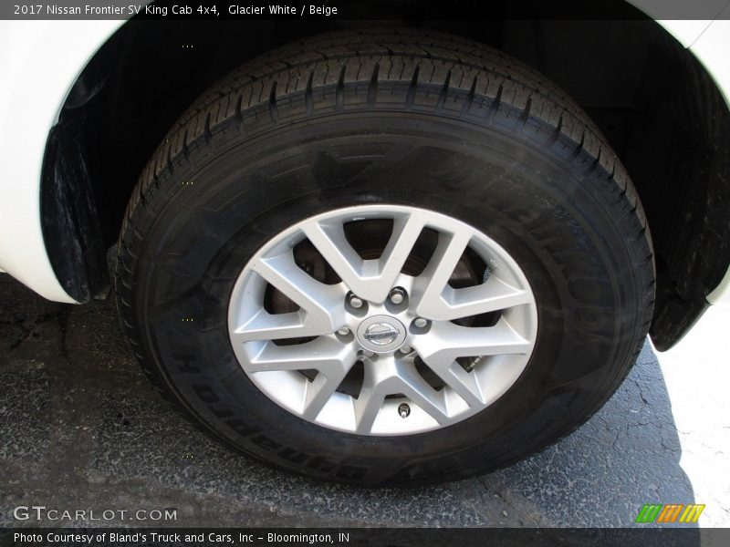 Glacier White / Beige 2017 Nissan Frontier SV King Cab 4x4
