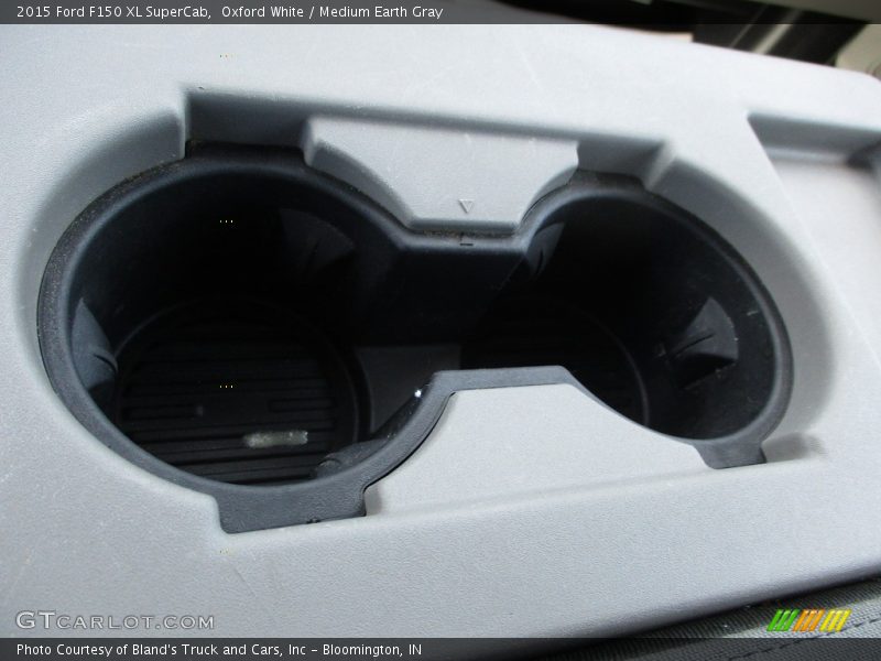 Oxford White / Medium Earth Gray 2015 Ford F150 XL SuperCab