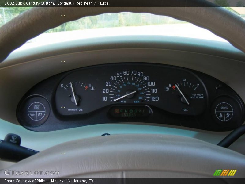 Bordeaux Red Pearl / Taupe 2002 Buick Century Custom