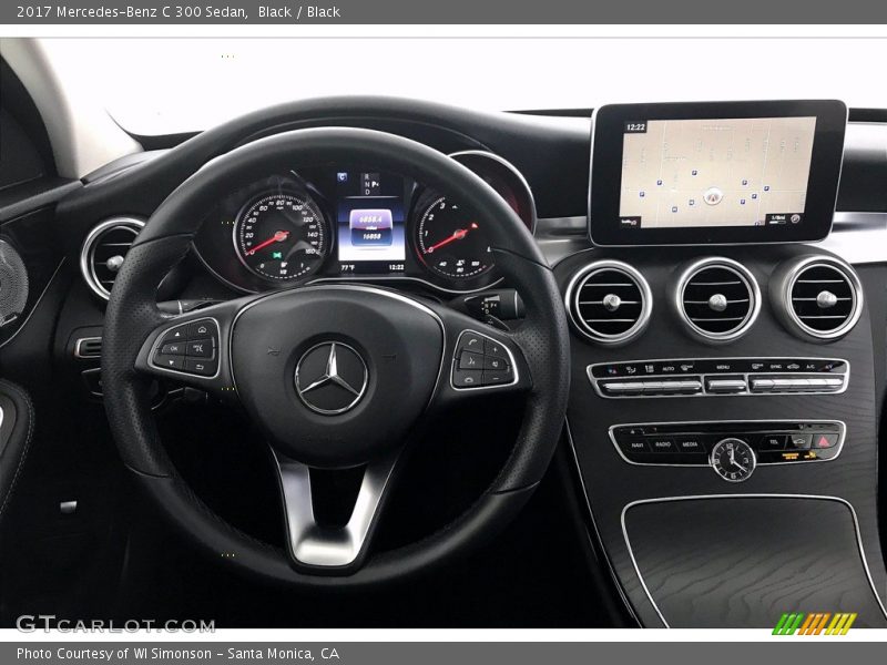 Black / Black 2017 Mercedes-Benz C 300 Sedan