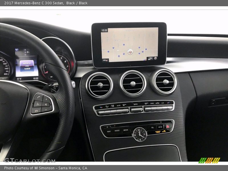 Black / Black 2017 Mercedes-Benz C 300 Sedan