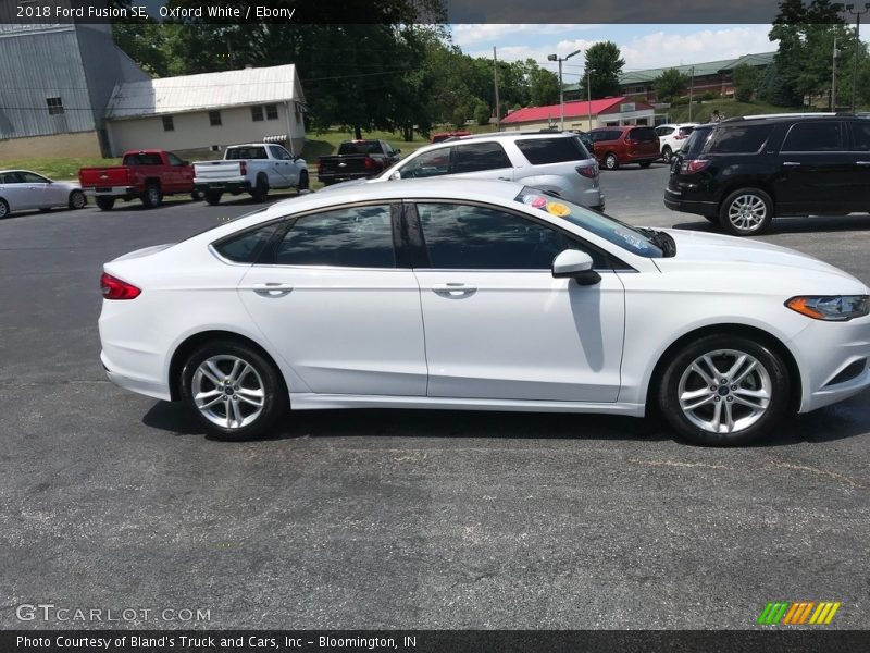 Oxford White / Ebony 2018 Ford Fusion SE