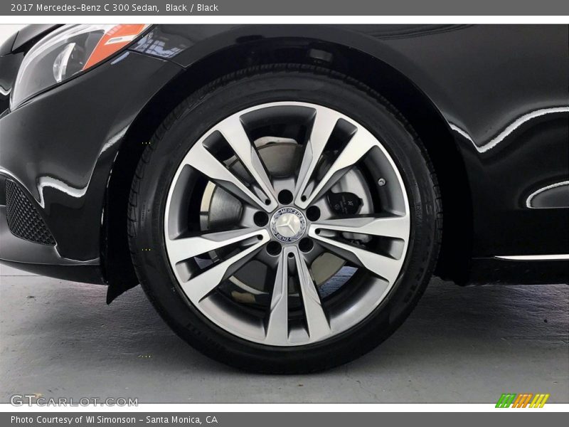 Black / Black 2017 Mercedes-Benz C 300 Sedan